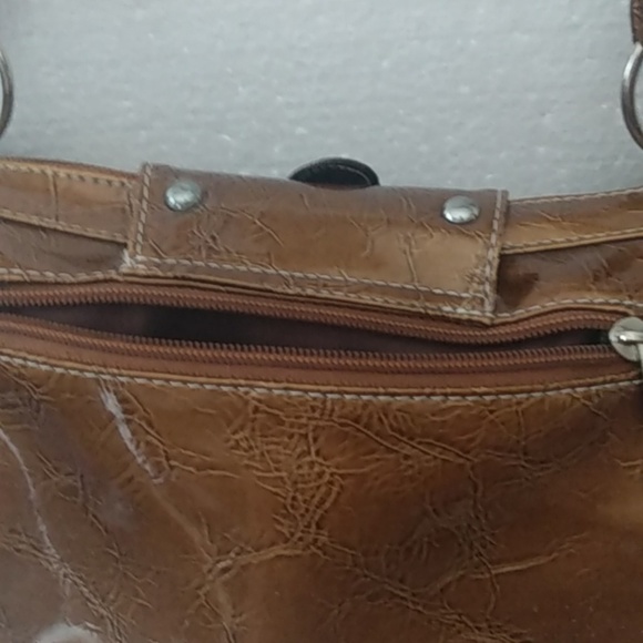 *JINRY* Women's Purse Gold 17"long 7.5 wide 10" strap - Picture 6 of 12